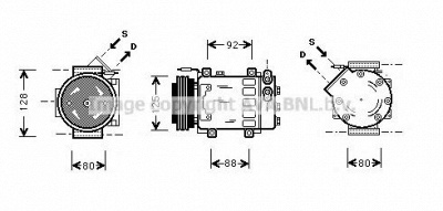AVA QUALITY COOLING rtak039 -  Компрессор, кондиционер